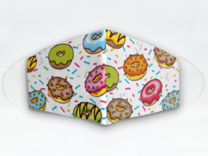 Mascarilla Cubrebocas diseño Donut